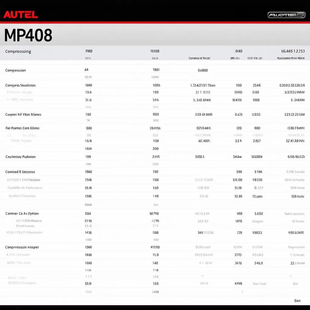 Engine Compression Test Results