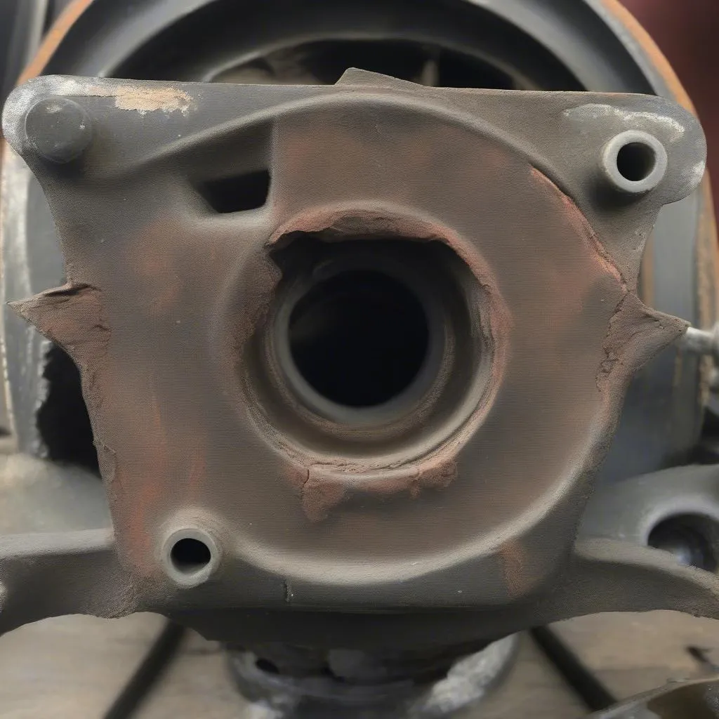 worn-out engine mount