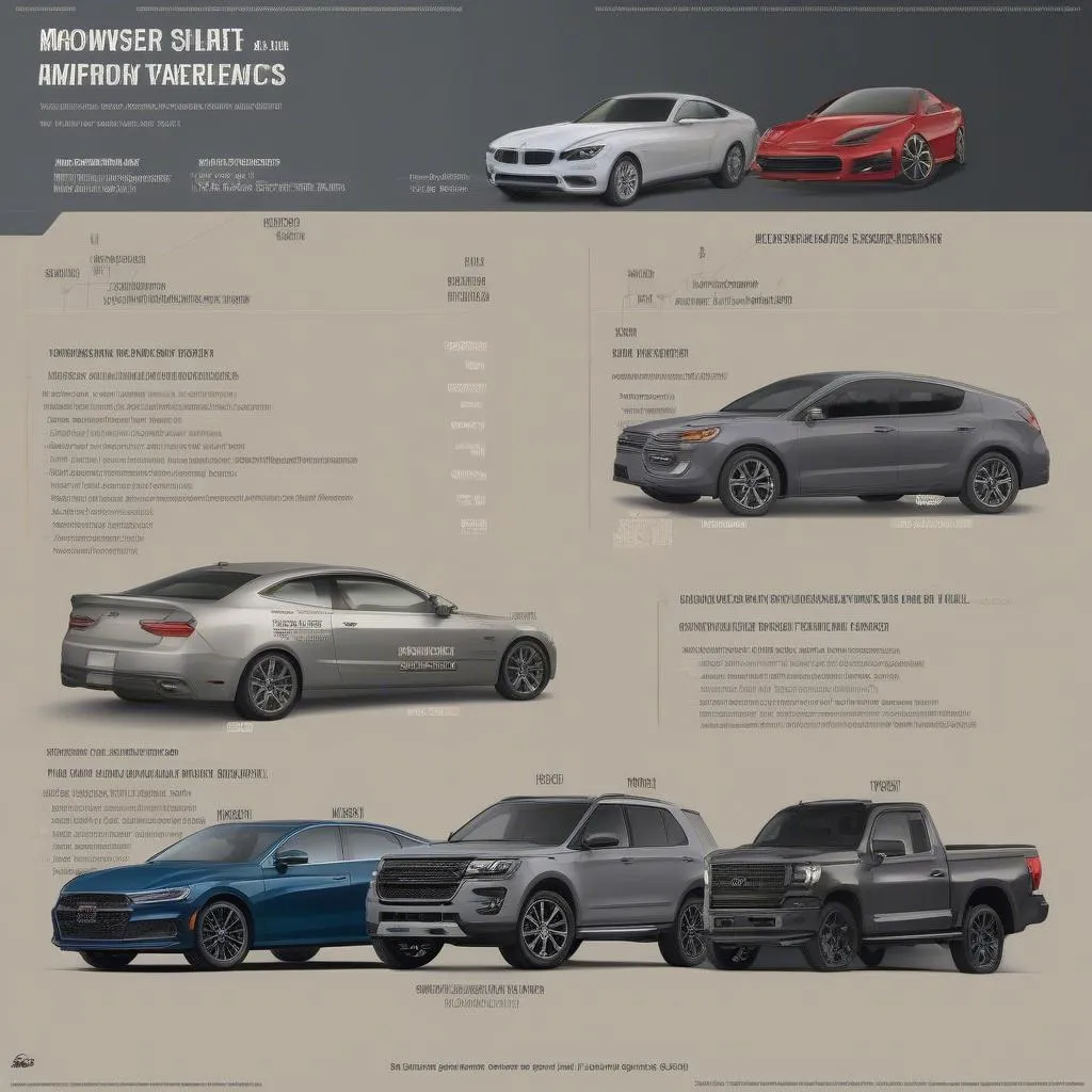 Comparison of Engine Specifications for Popular Car Models