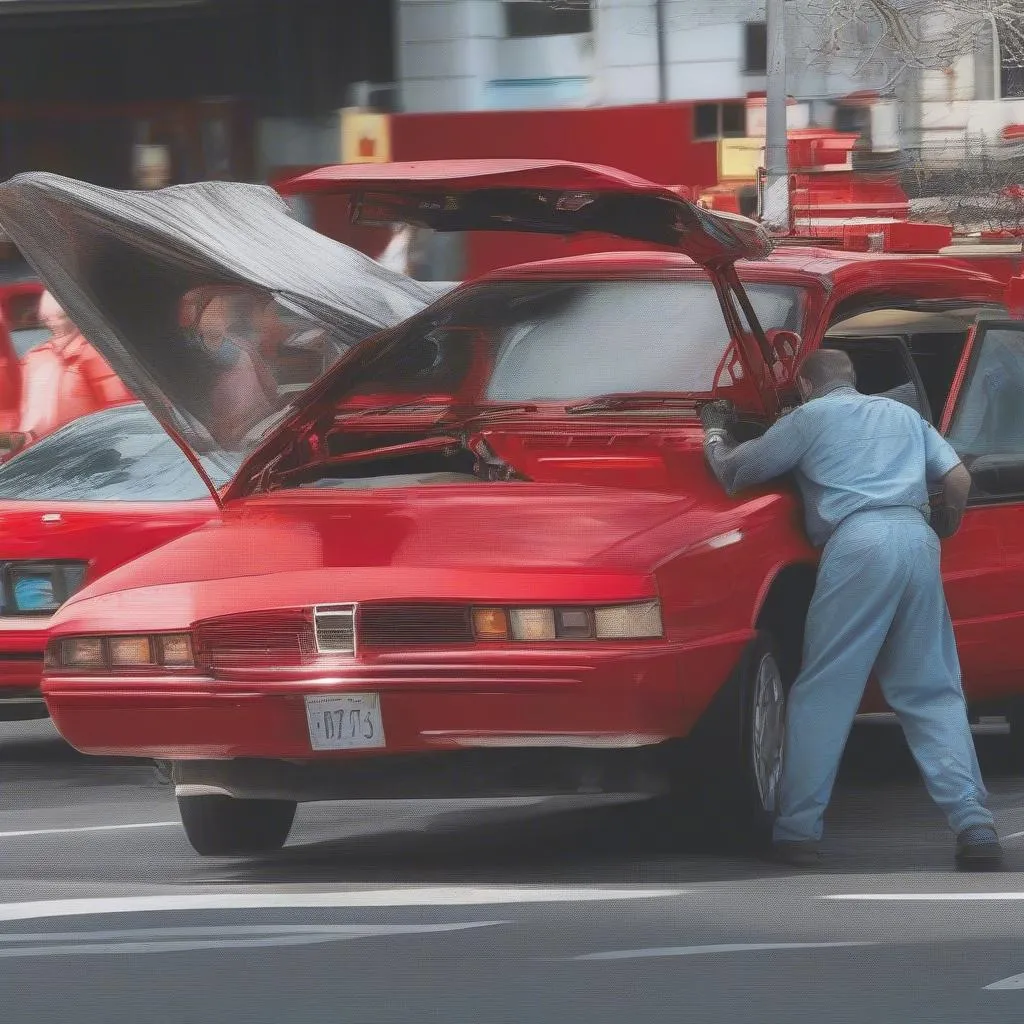 Car Shaking at a Red Light