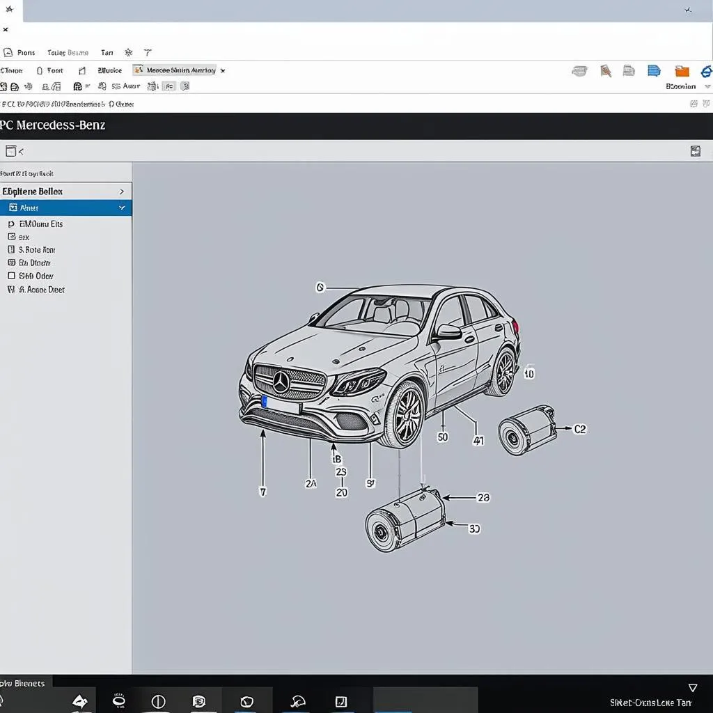 Mercedes Benz EPC Online Diagram