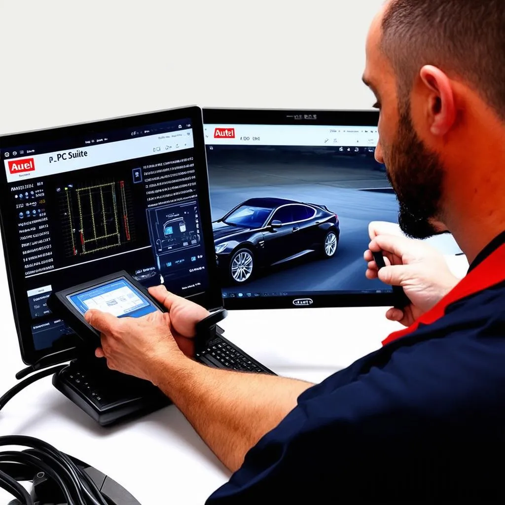 Diagnosing a European car with Autel PC Suite