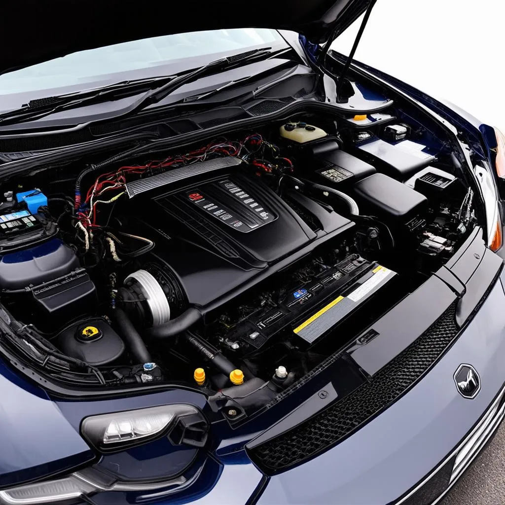 European Car Engine Bay