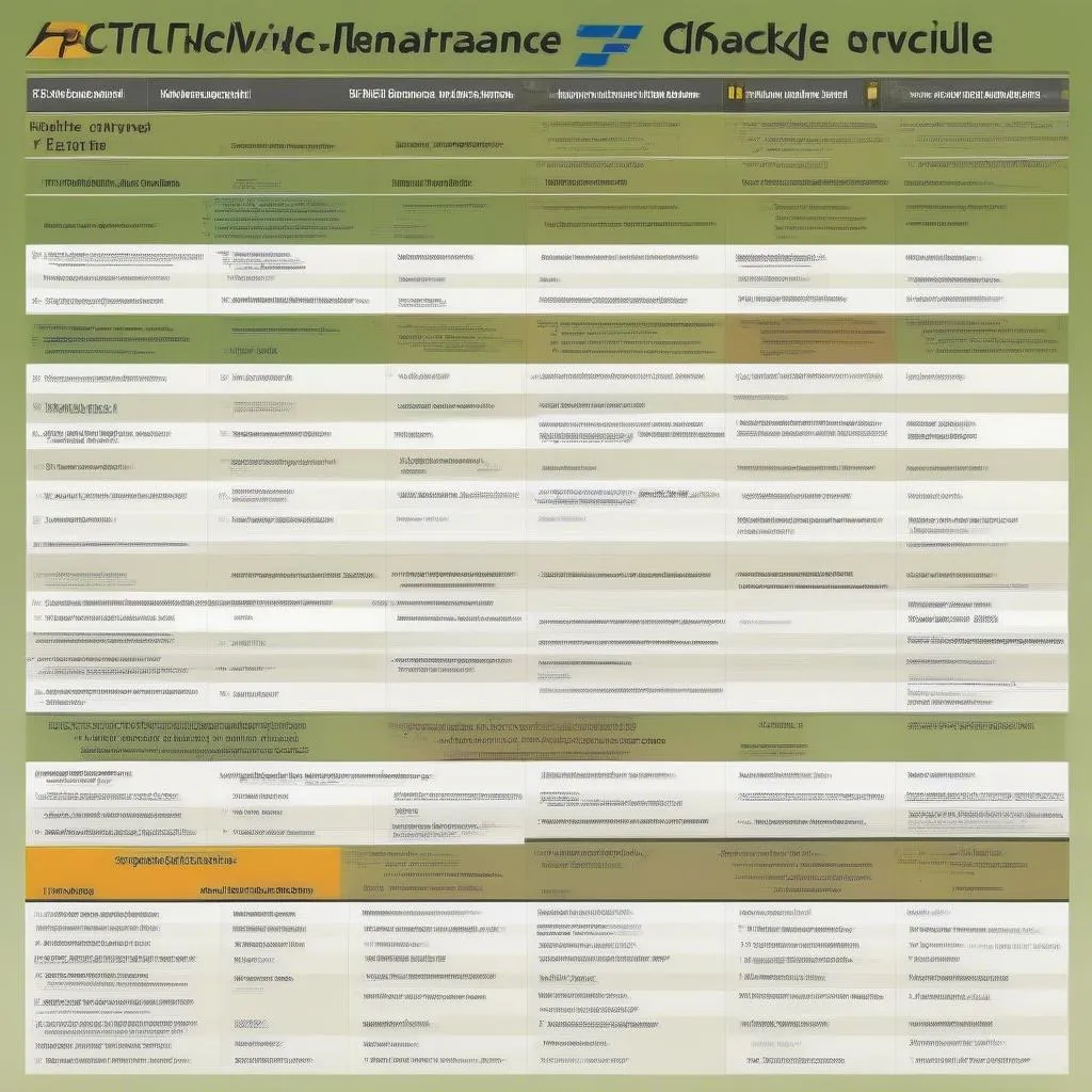 European Car Maintenance Schedule