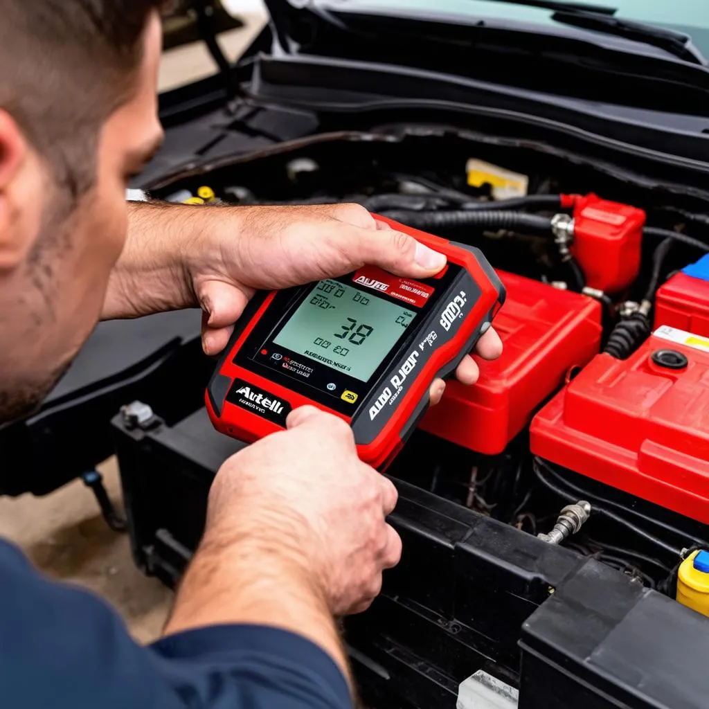 European Car Diagnostics with Autel MaxiPro 908P Battery