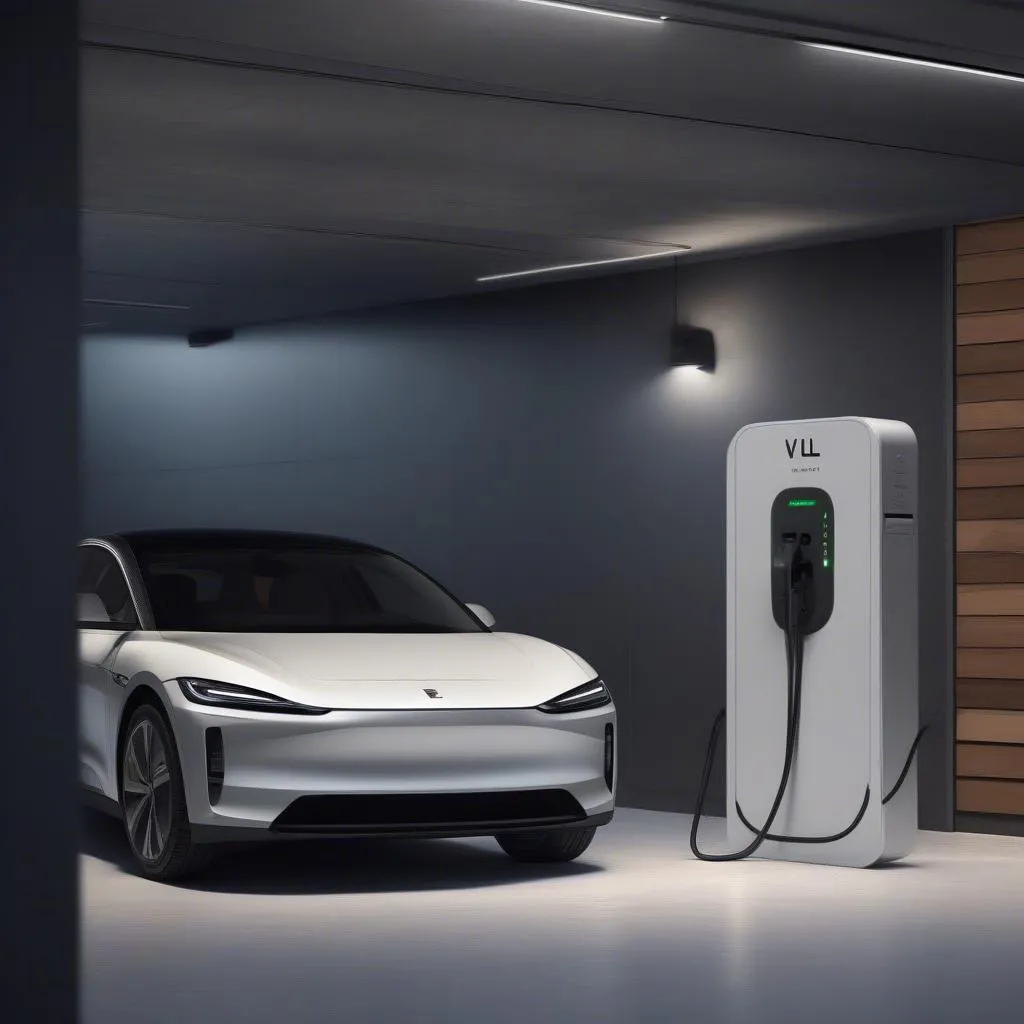 Electric car charging at home