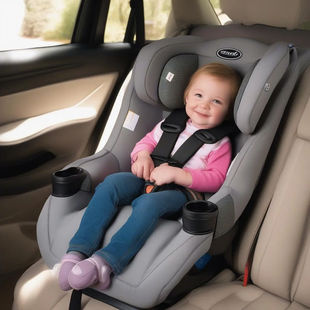 Evenflo Tribute Convertible Car Seat, with its sleek and comfortable design, is a popular choice for parents.