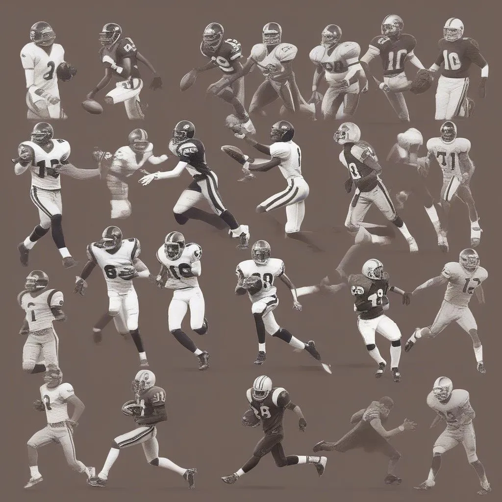 A detailed examination of how the role of wide receivers has evolved over the years, showcasing the key players and innovations.