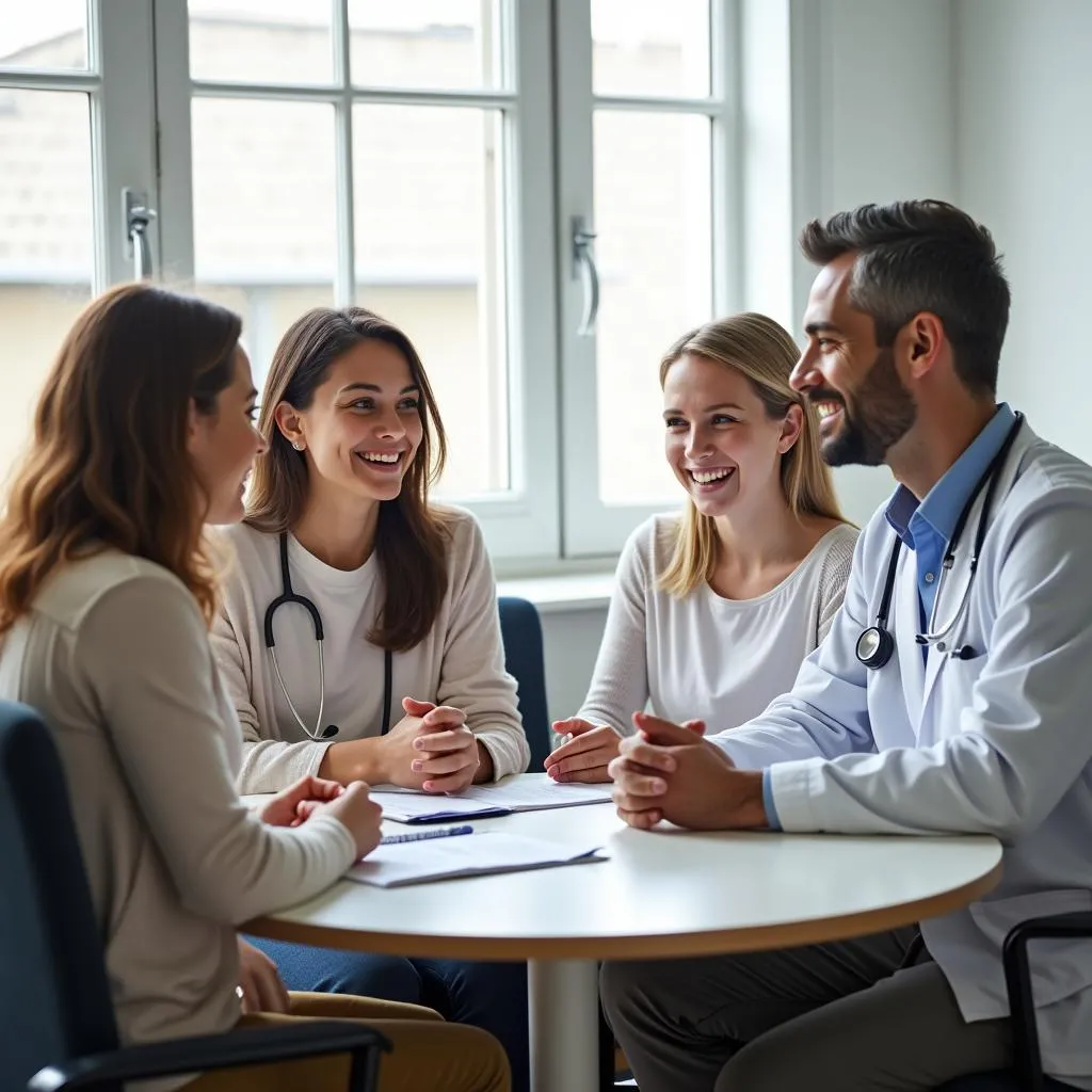 Family doctor consultation