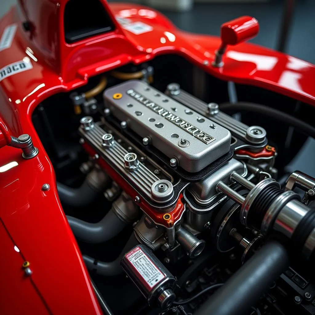 Ferrari F1 car engine