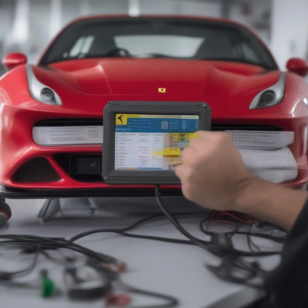 Ferrari SD3 Scan Tool Reading Fault Codes