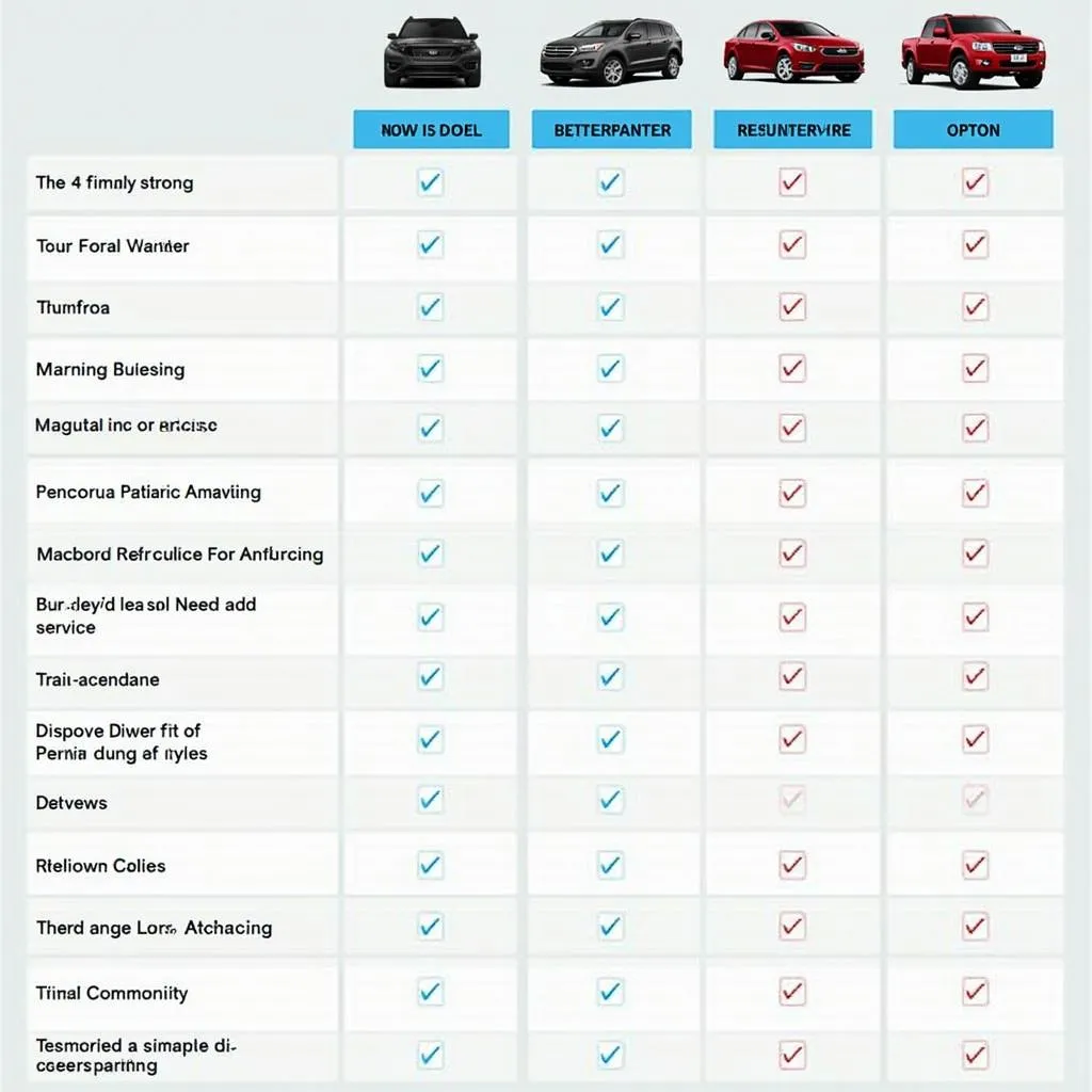 Ford Diesel Scan Tool Comparison Chart