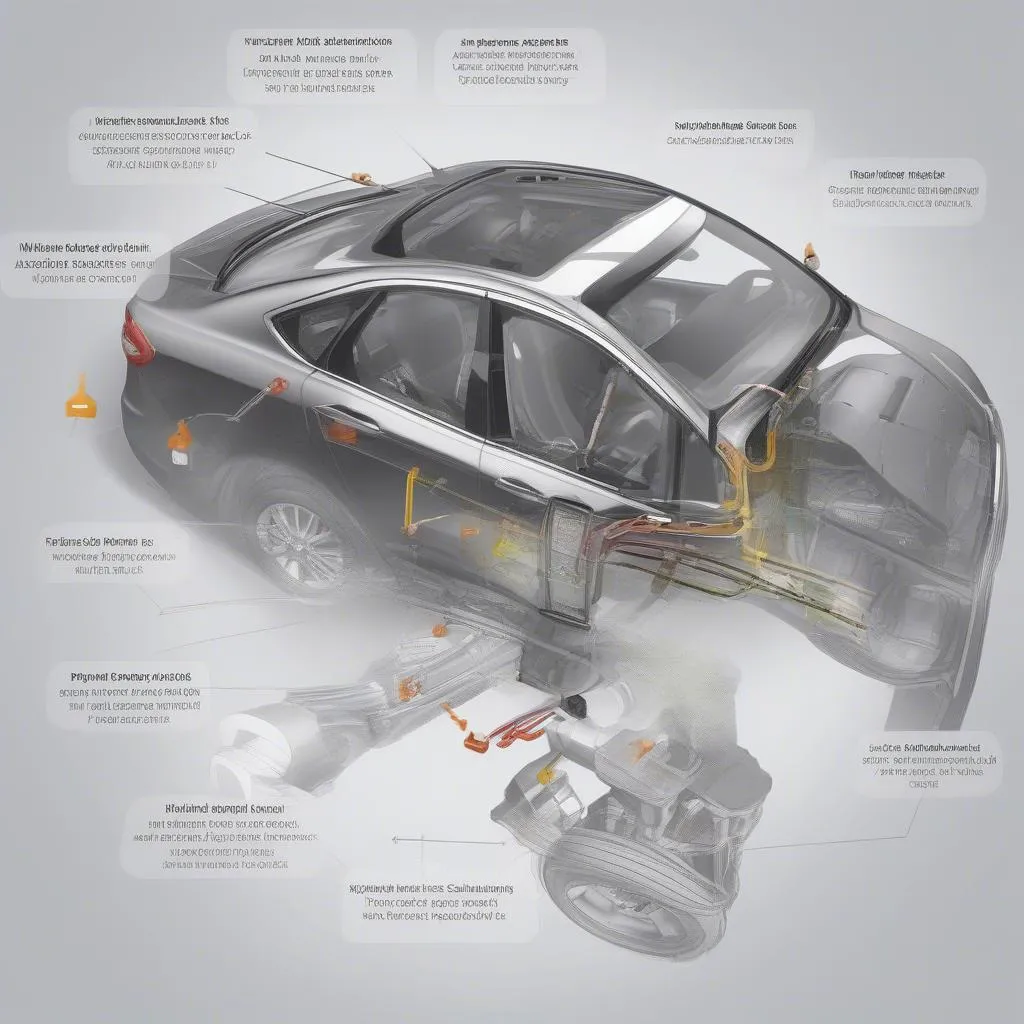 The Ford Fusion parking brake system