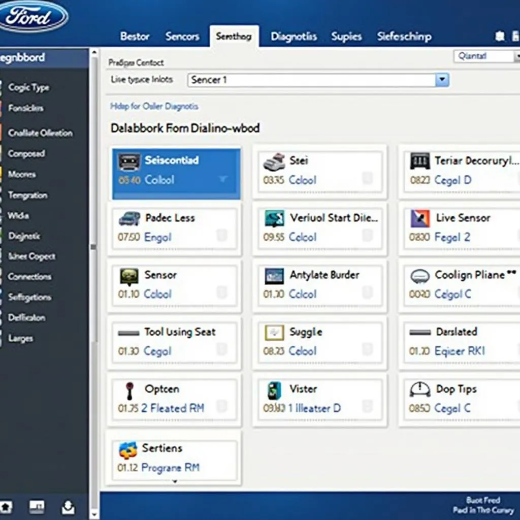 Ford Scanner Software Dashboard