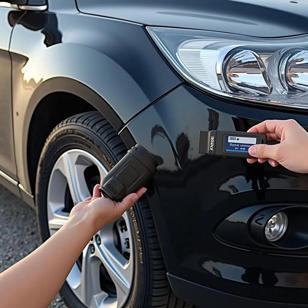 Ford Scanner USB Connected to Car