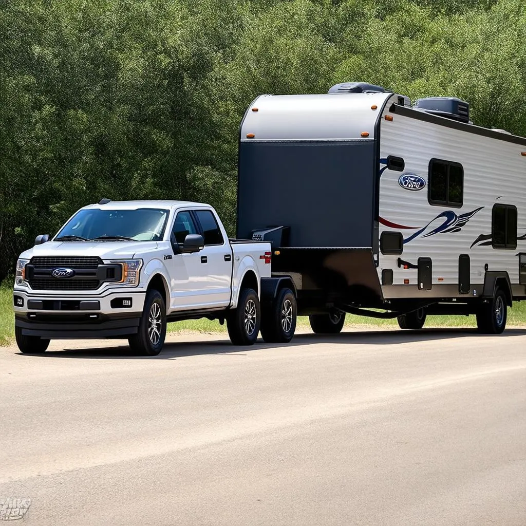 2018 Ford F150 Towing Trailer