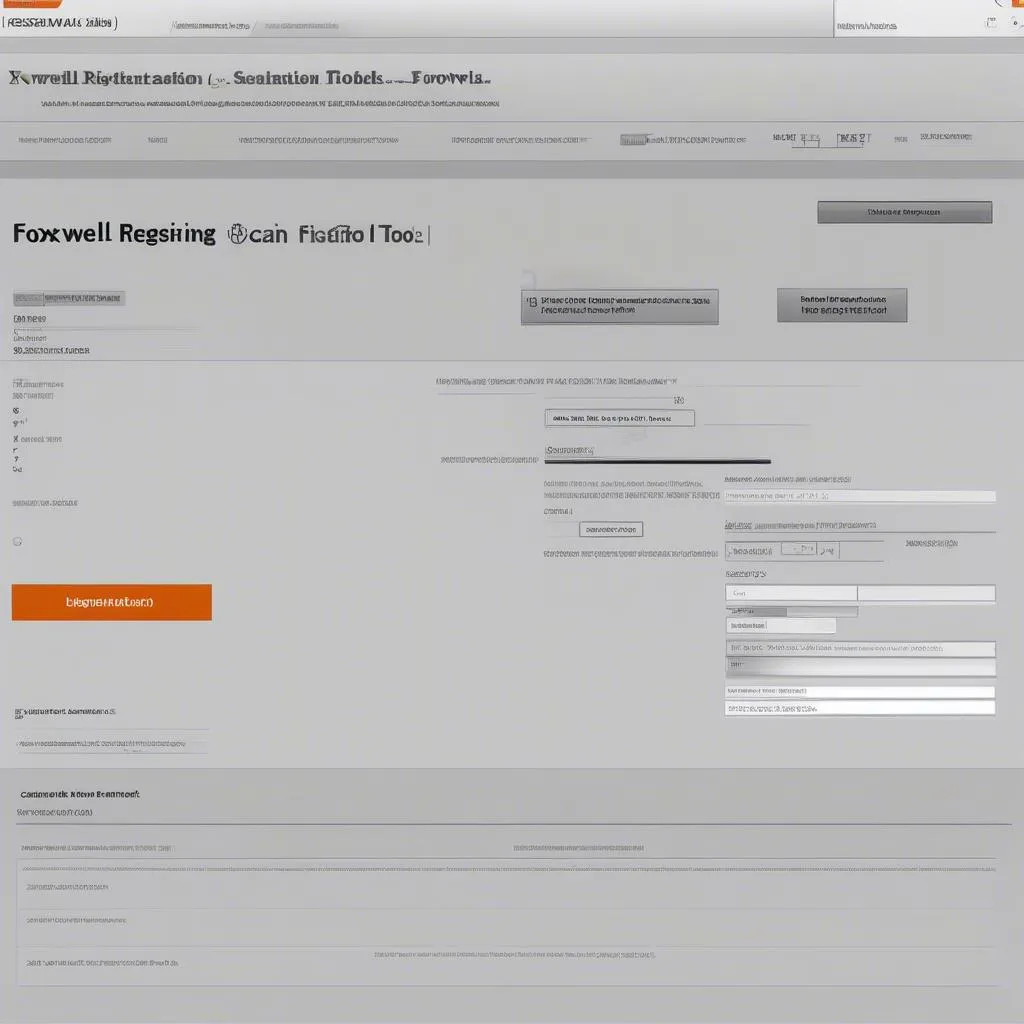 Foxwell scan tool registration process