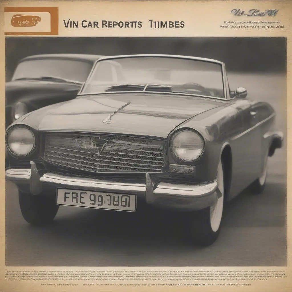 Free Car Report by VIN Website