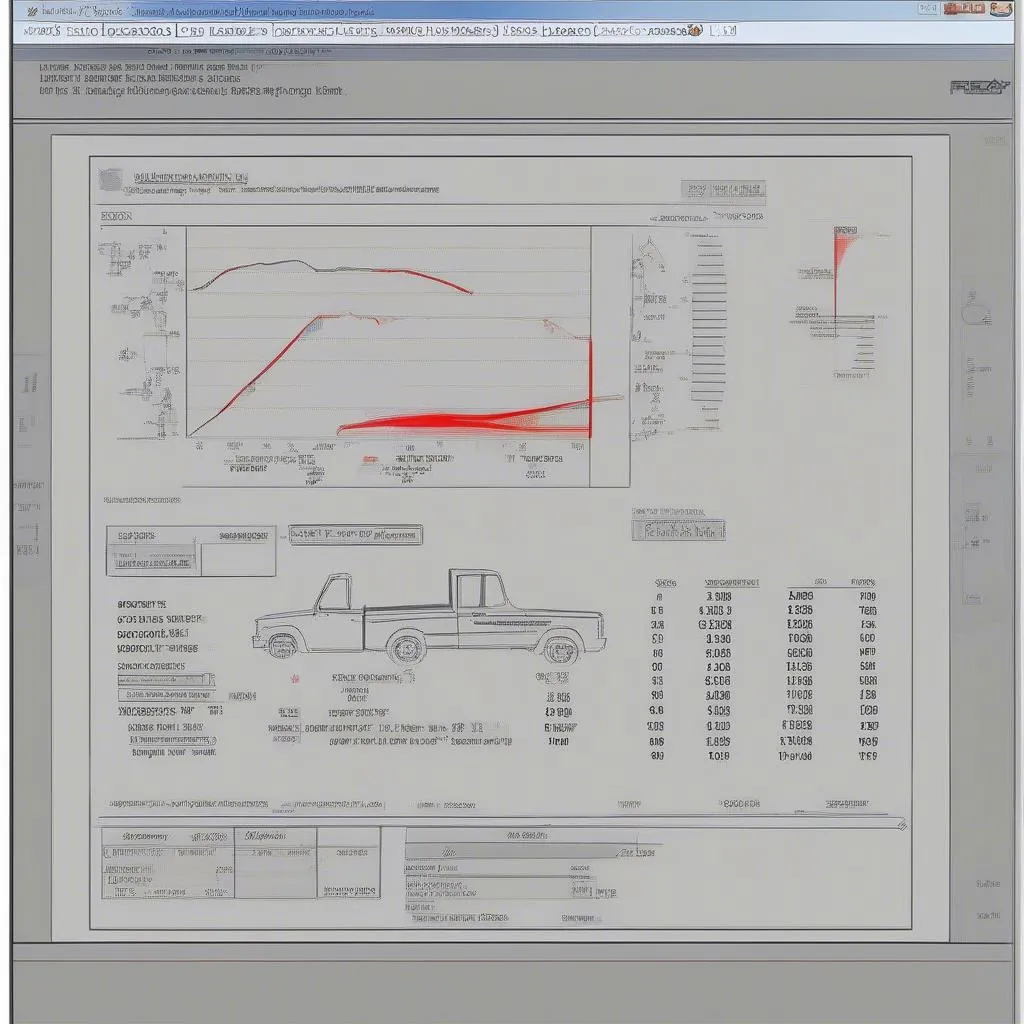 Car Scan Tool Displaying Freeze Frame Data