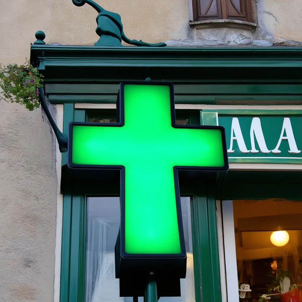 French Pharmacy Green Cross