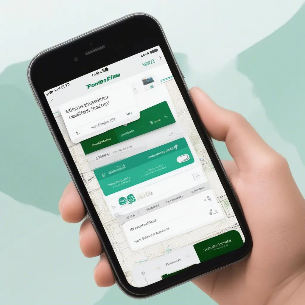 Frontier Airlines Mobile App Interface: Flight Updates, Booking Management, and Customer Care