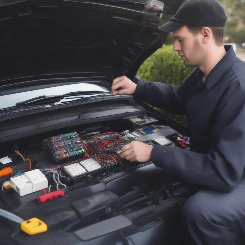 Checking a Car's Fuse Box