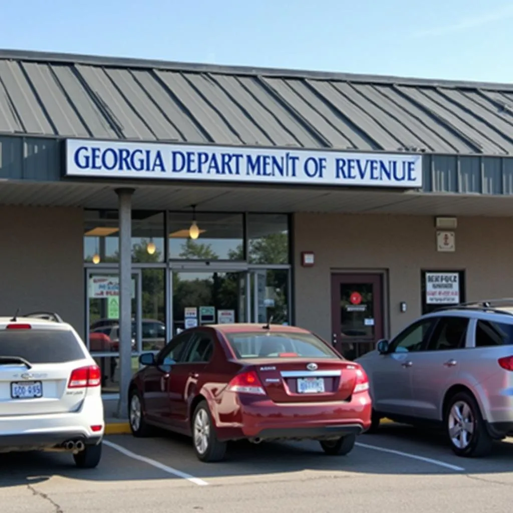 Georgia Department of Revenue tag office