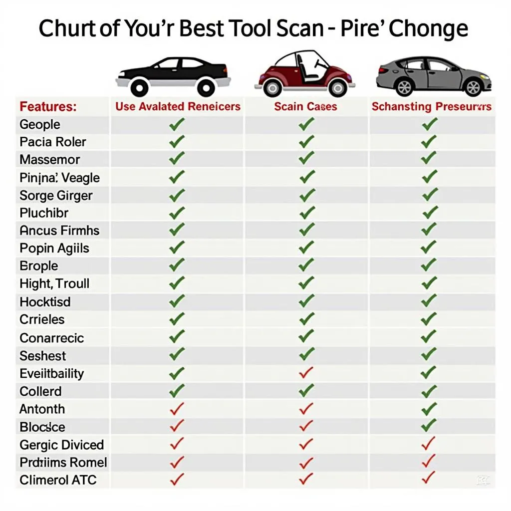 Hanatech Scan Tool Price Comparison Chart