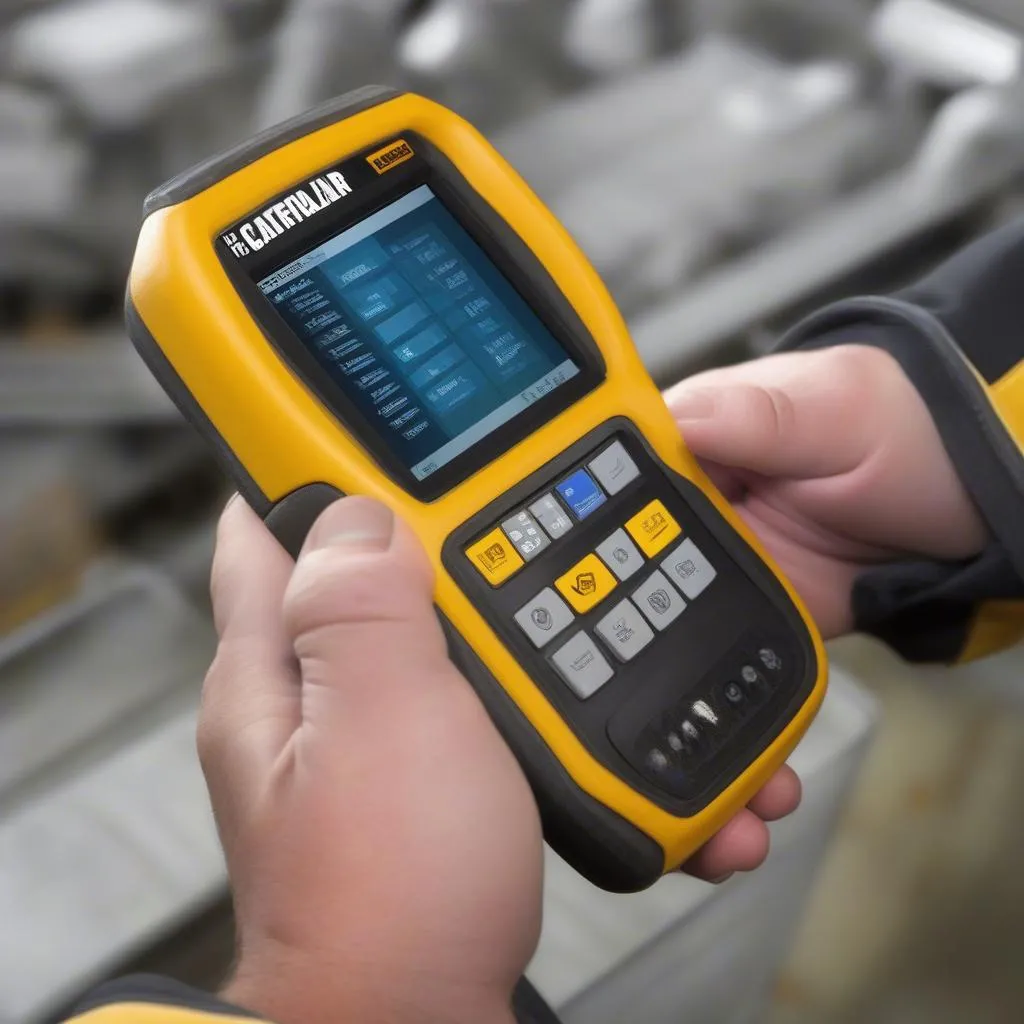 Handheld Caterpillar Diagnostic Scan Tool