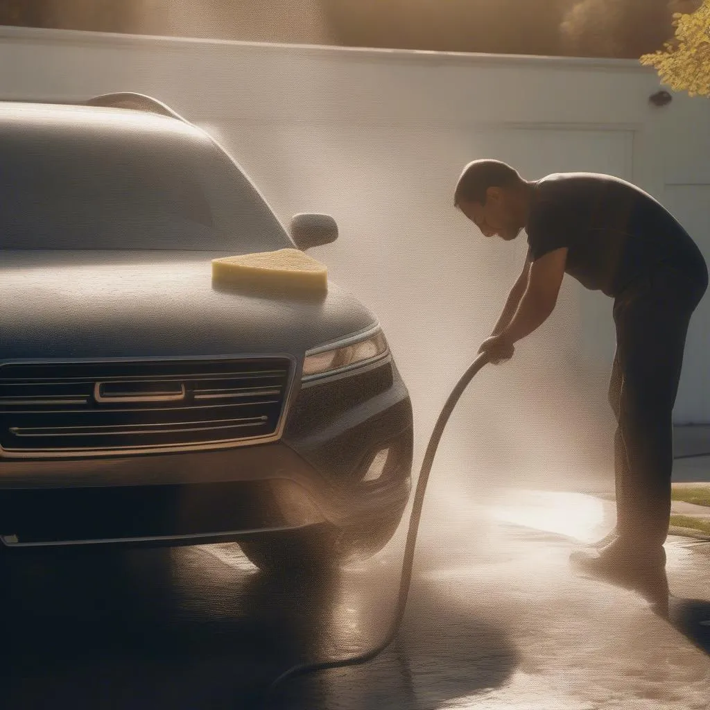 hand wash car