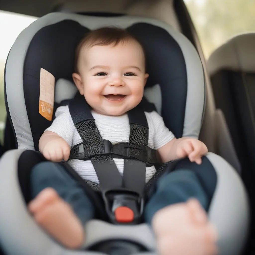 Baby in Car Seat