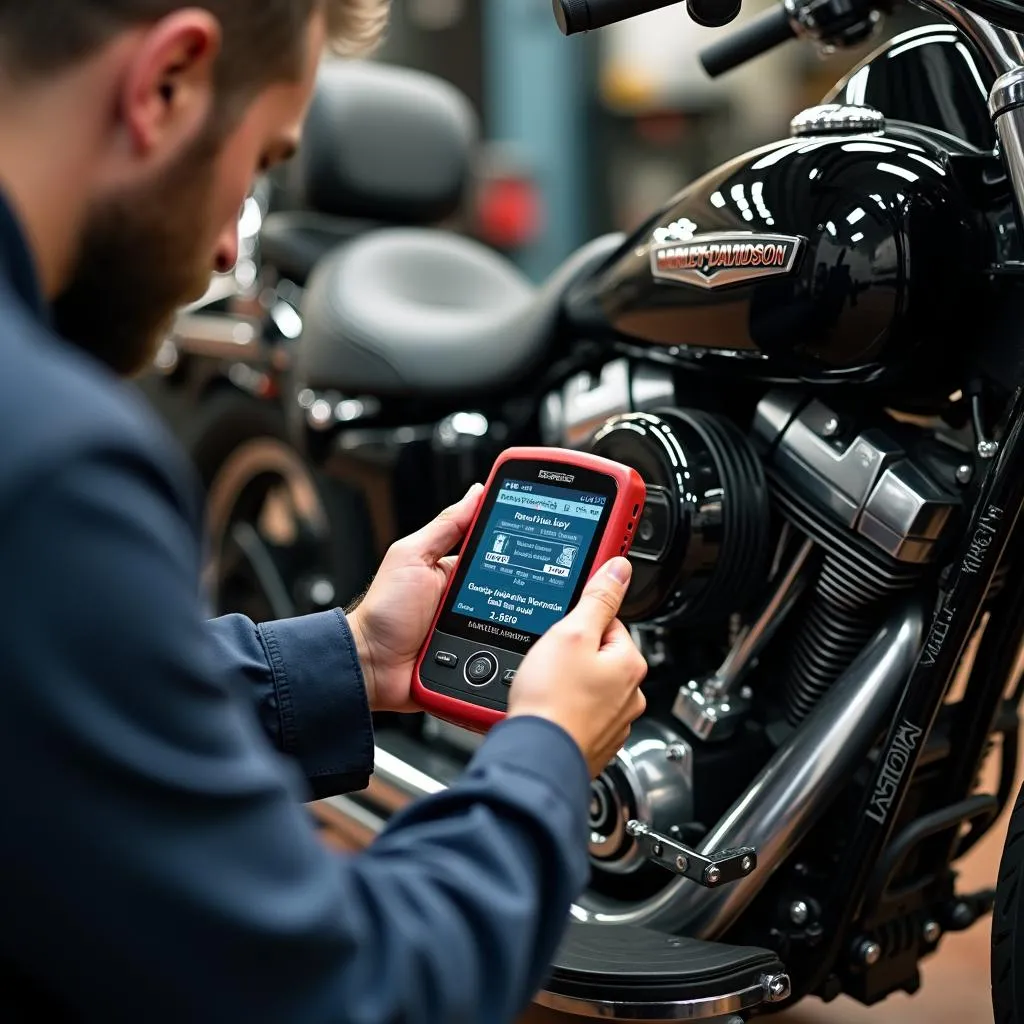 Harley Davidson motorcycle diagnostics