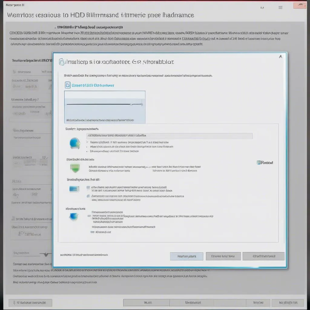 HDD Scan Tool Interface