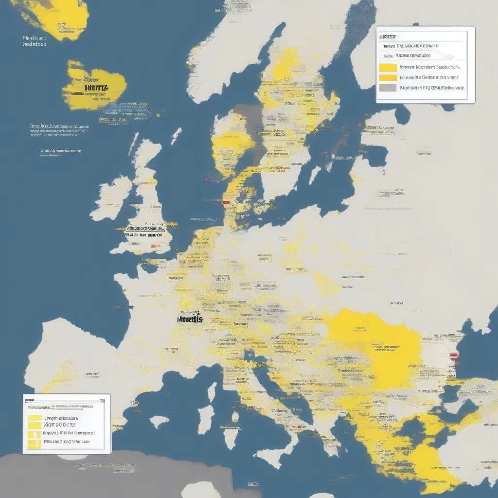 Hertz Car Rental Locations Map