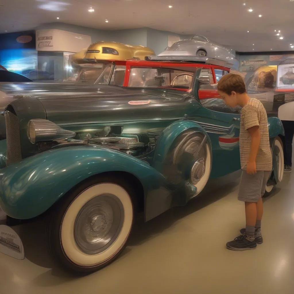 hollywood car museum interactive display