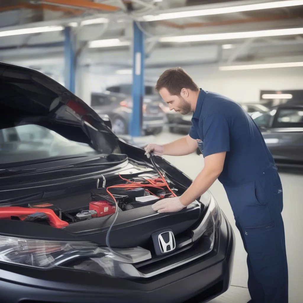 Honda Civic New Car Diagnostic Scanner: Connecting to the Car's Electrical System