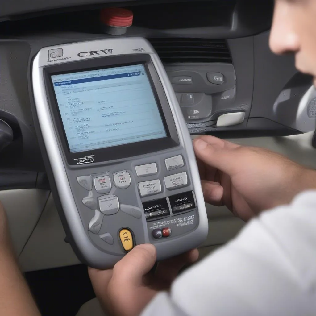 Reading Diagnostic Codes Using a Scan Tool on a 2007 Honda CRV