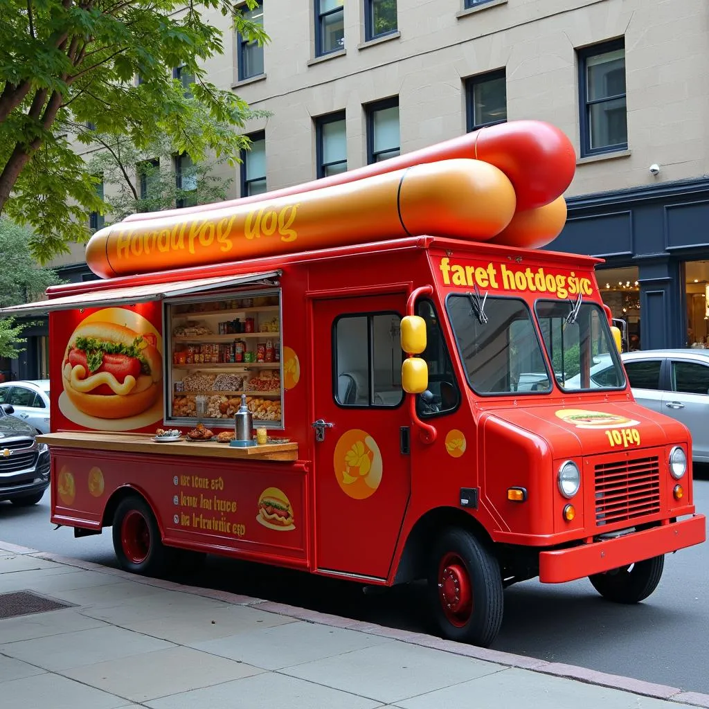 Hot Dog Car Food Truck