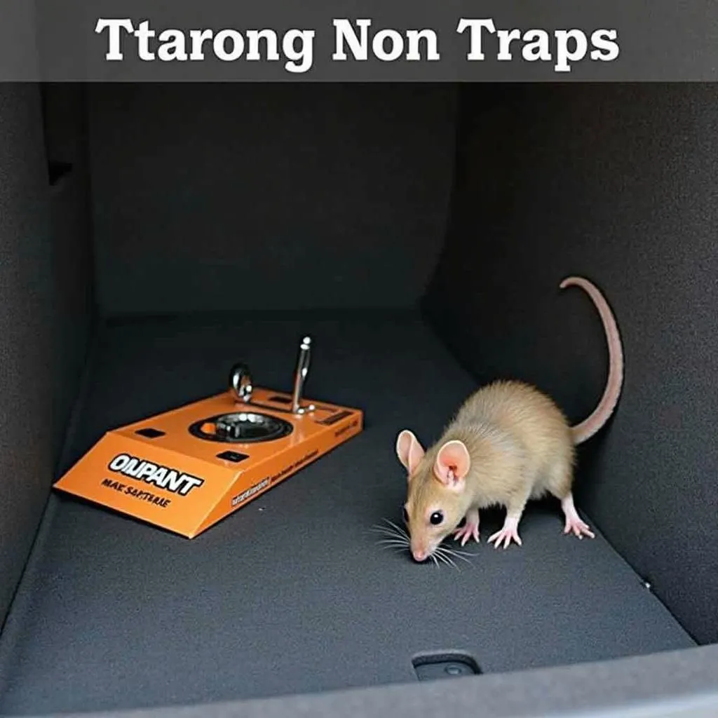 Humane Mouse Trap Placed in Car