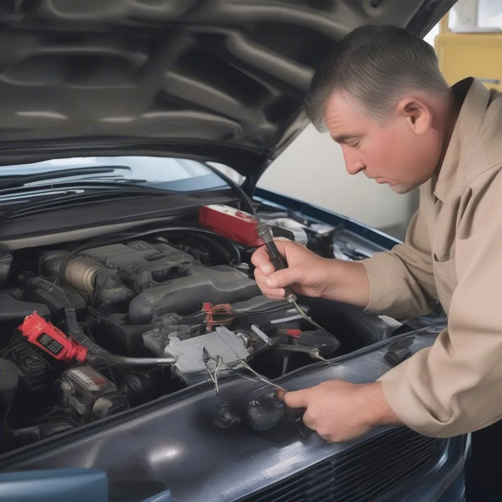 Inspecting the ignition system