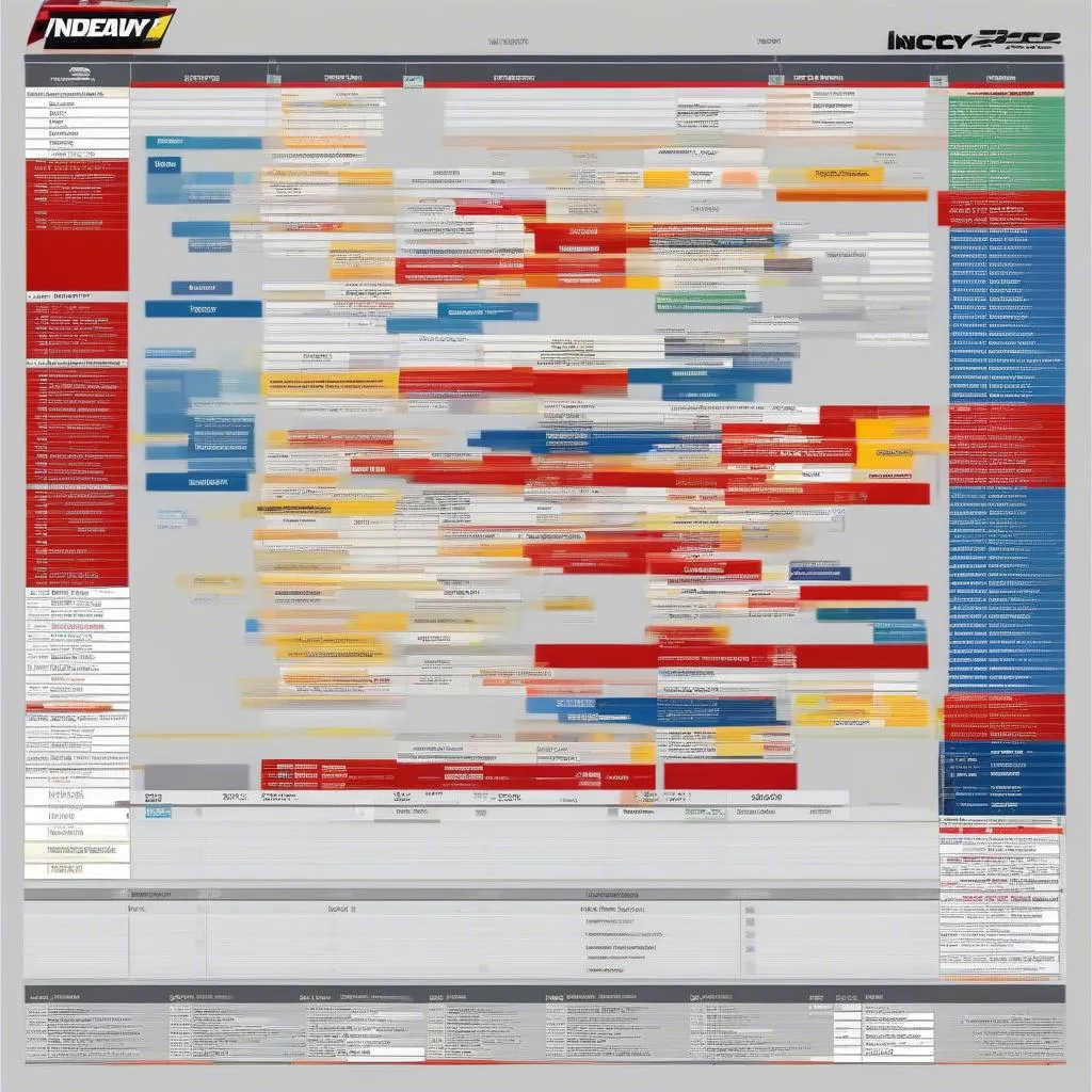 indy car schedule calendar