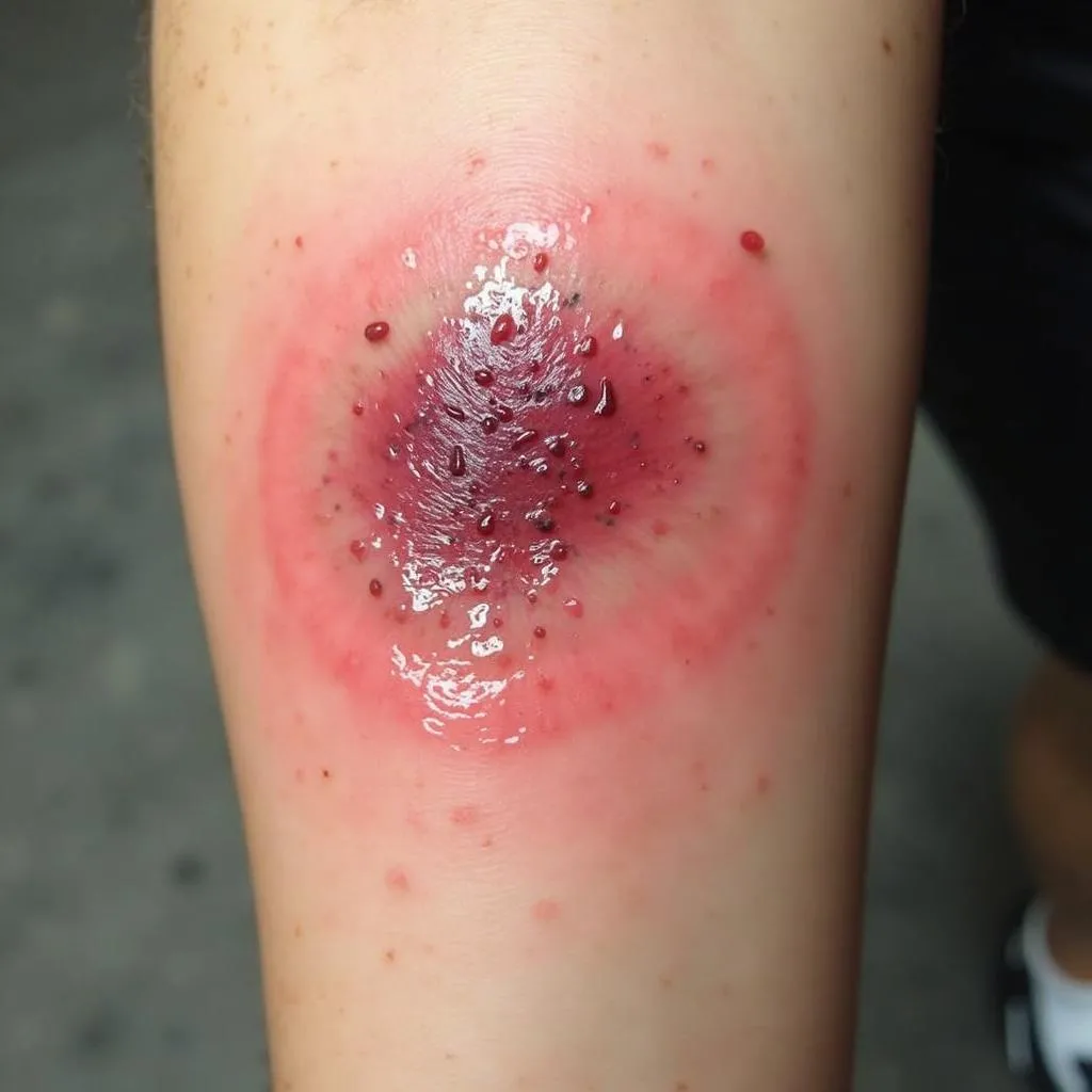 Recognizing an infected tattoo