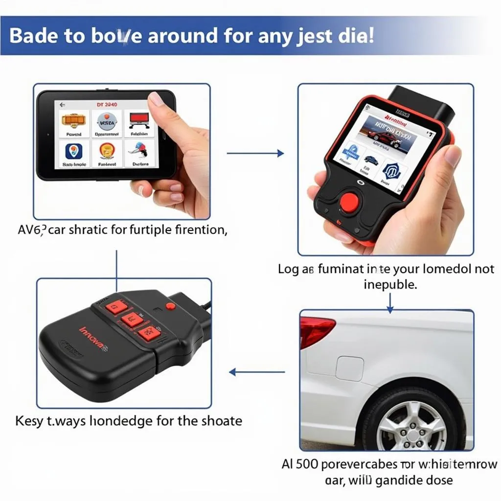 Innova Color Screen Light 3040E Diagnostic Code Reader Scan Tool