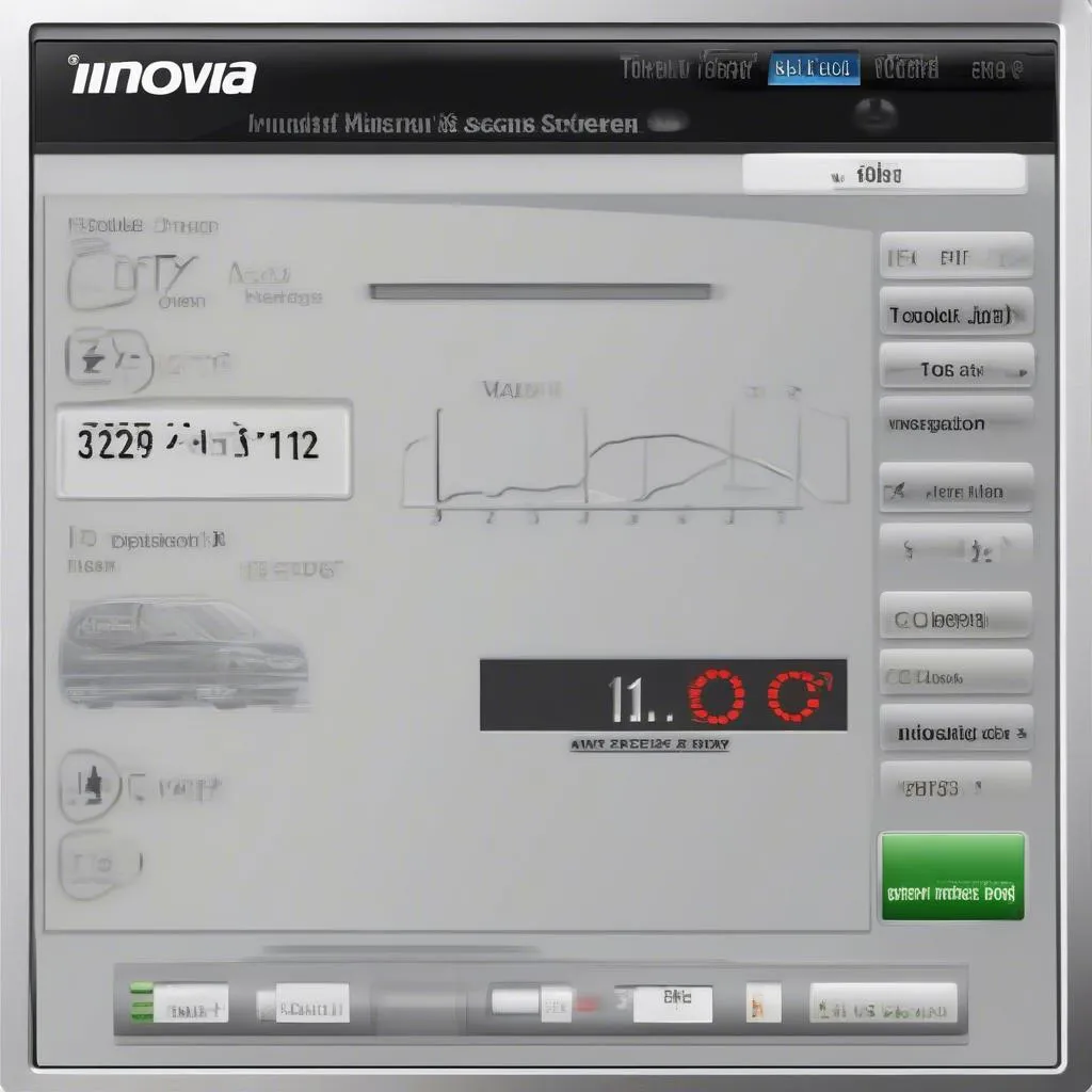 Innova Scan Tool Diagnostic Data Display