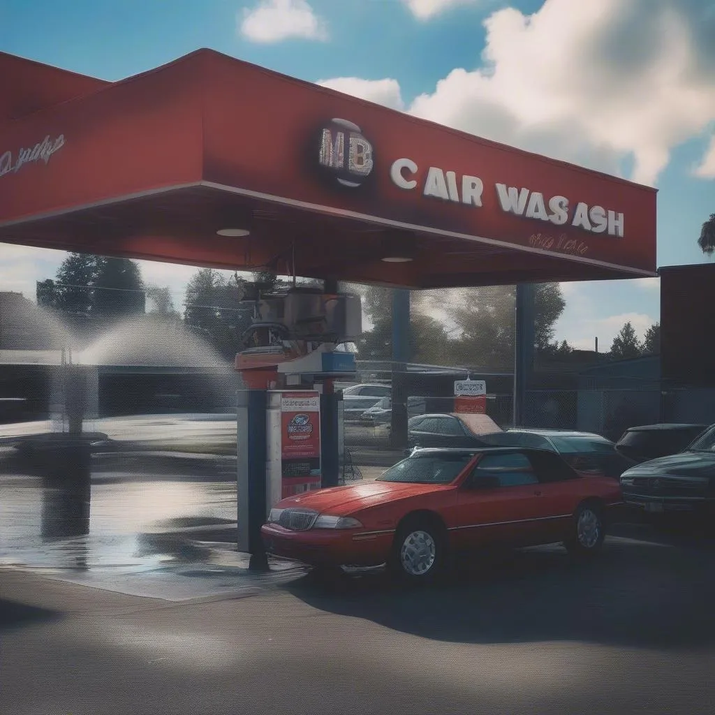 Interior car wash