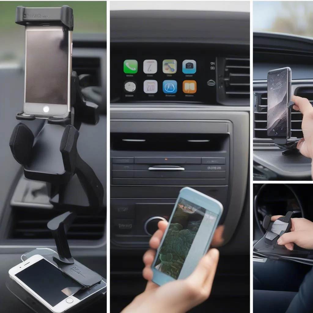 Different types of iphone car mounts