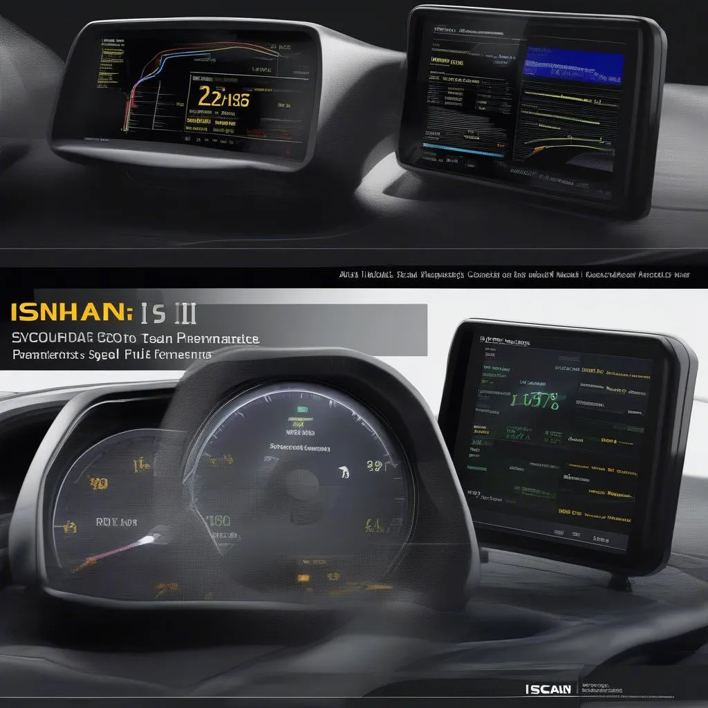 ISCAN II Scan Tool displaying live data from a European car