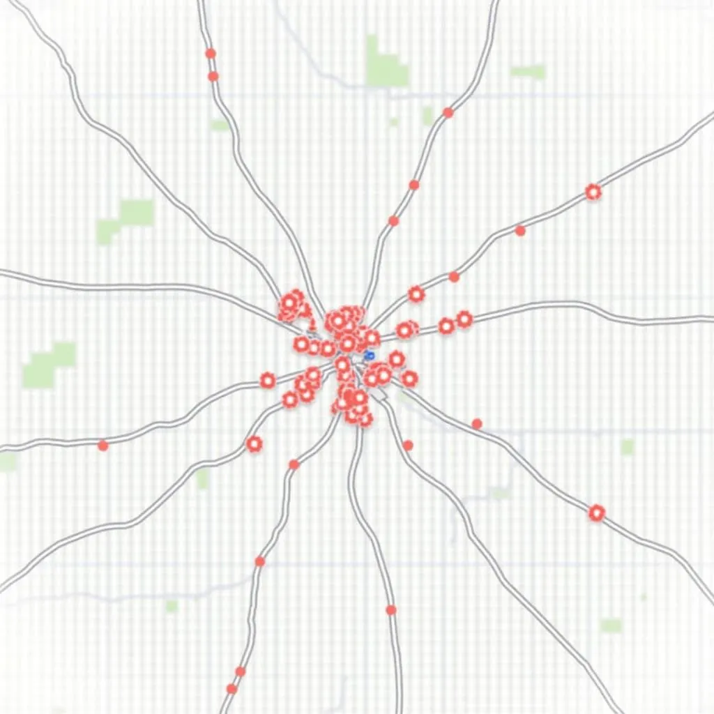 Map of Jackson Car Dealerships