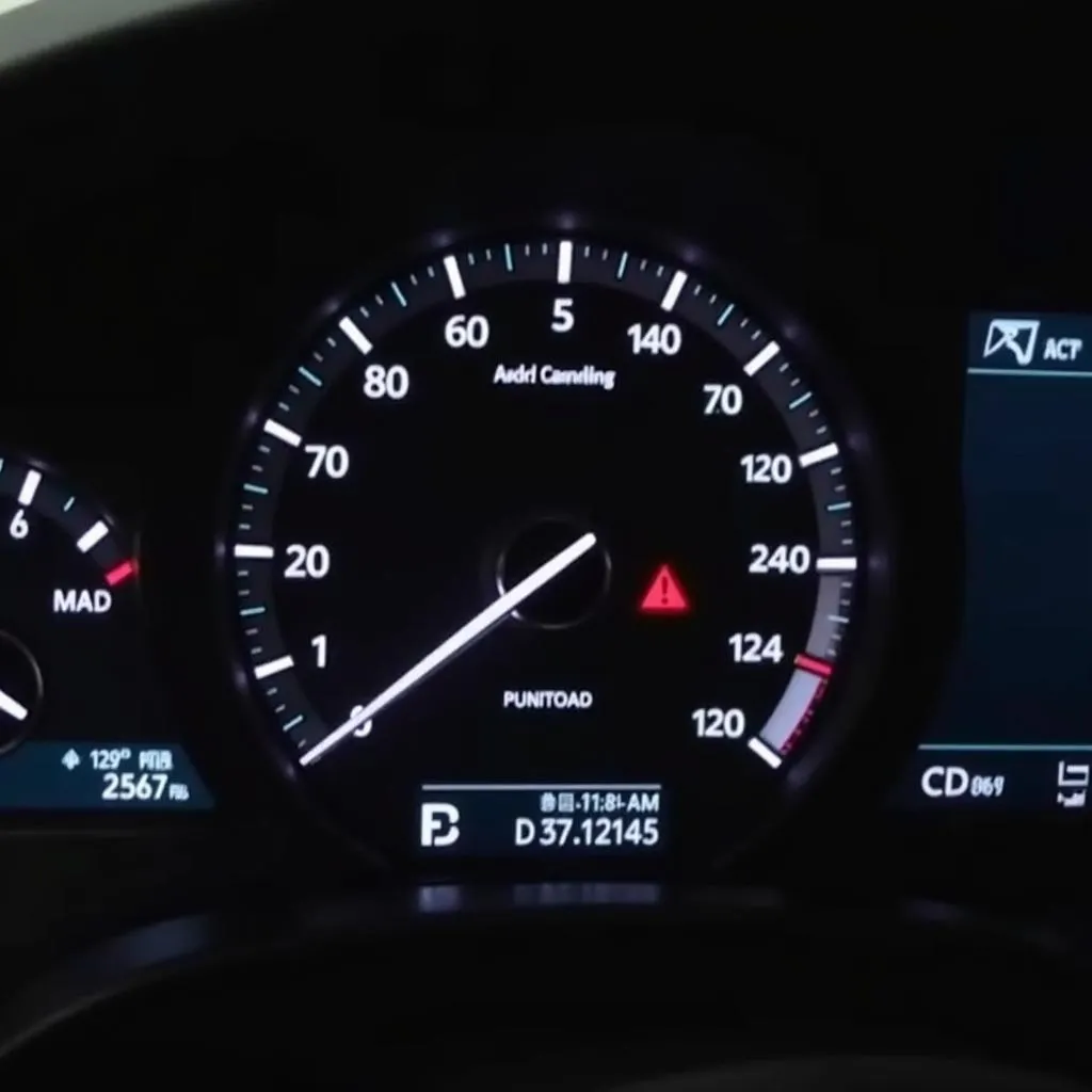 Jaguar F-Type Dashboard Warning Light