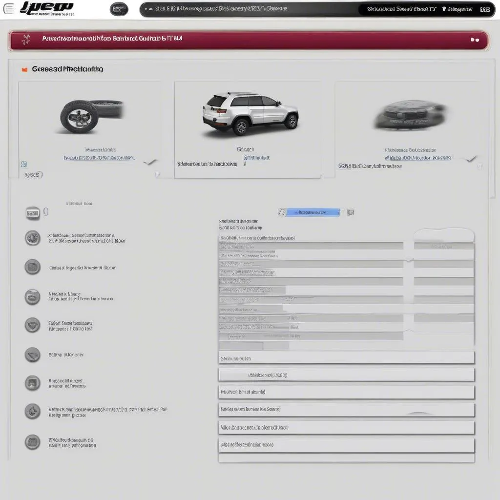 Jeep Grand Cherokee III Diagnostic Codes